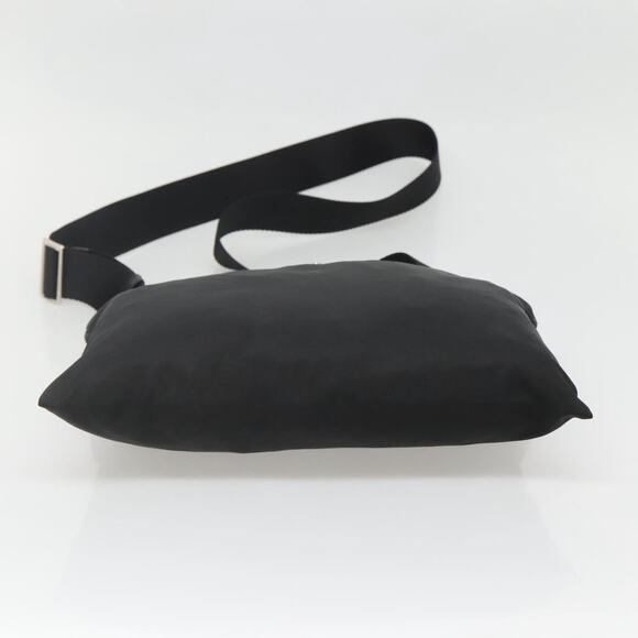 PRADA Shoulder Bag Nylon Black Silver - Picture 9 of 13